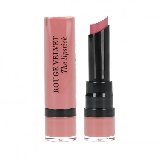 Rouge Velvet The Lipstick by Bourjois, the best long-lasting French lipstick.