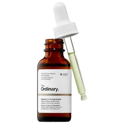 A close second in the The Ordinary vs Drunk Elephant retinol comparison, the The Ordinary Retinol in Squalane