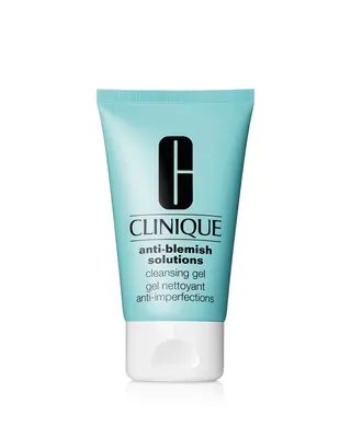 Acne Solutions Cleansing Gel by Clinique, lightweight, foamy gel cleanser helps clear blemishes and prevent future breakouts.
