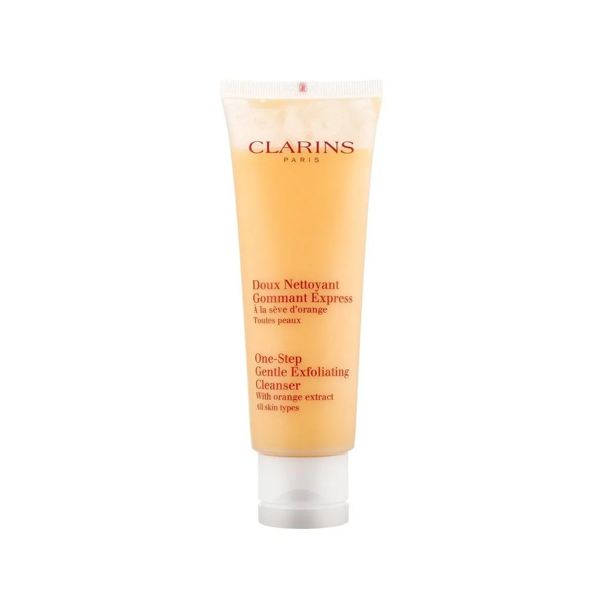 One-Step Gentle Exfoliating Cleanser by Clarins, one of the best French face washes for exfoliating all skin types.