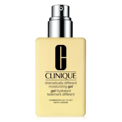 Dramatically Different Moisturizing Gel by Clinique, a dermatologist-developed face moisturiser which softens, smooths, and improves.