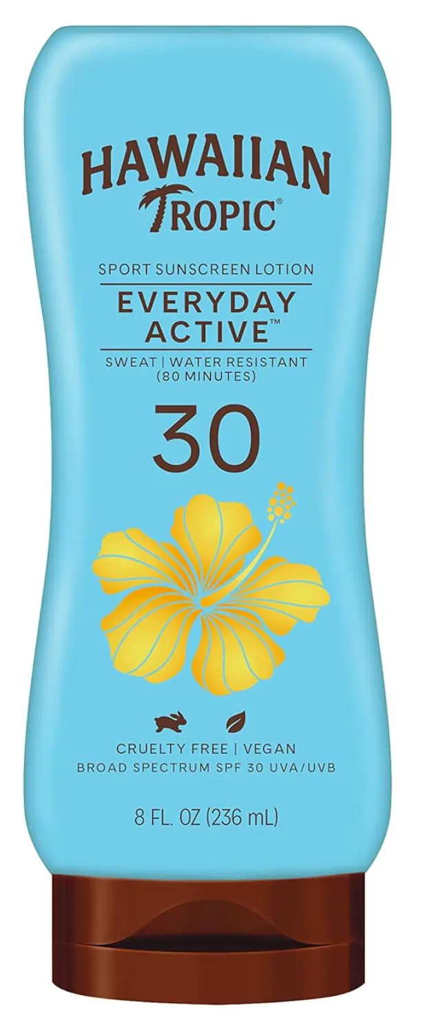 Everyday Active Sunscreen Lotion by Hawaiian Tropic, high performance sport sunscreen lotion.