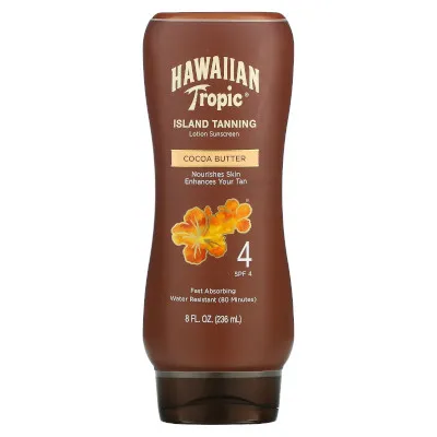 Island Tanning Lotion by Hawaiian Tropic, keeps your skin ultra-moisturized, soft and glowing.