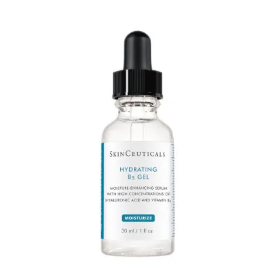 Hydrating B5 Gel by Skinceuticals, hydrating gel with high concentrations of hyaluronic acid and vitamin B5.