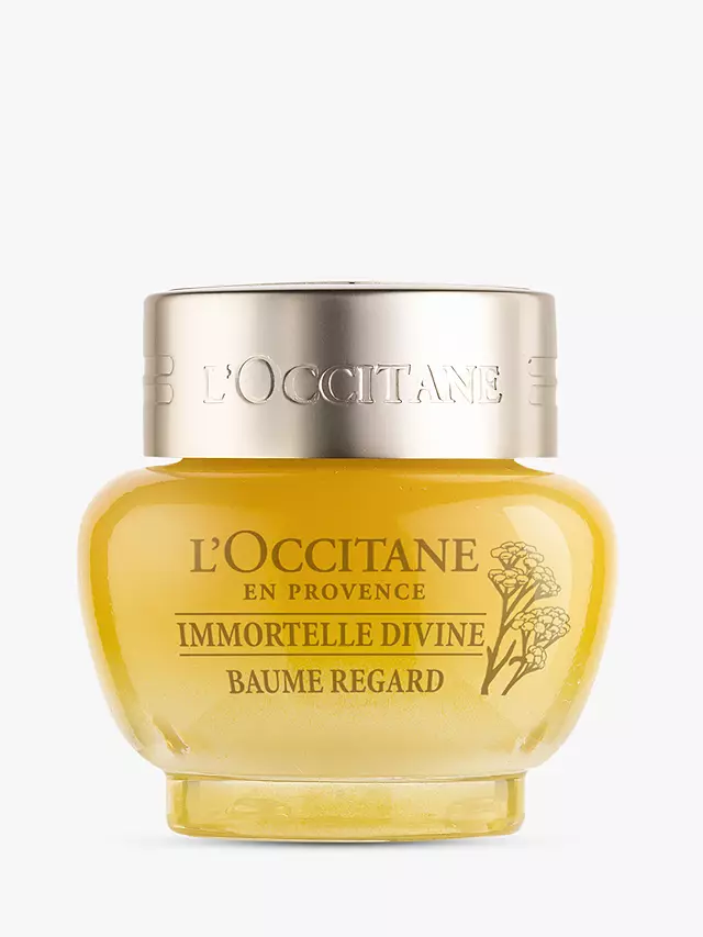 Immortelle Divine Eye Balm by L'Occitane, one of the best French anti-ageing eye creams.