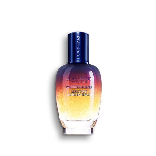 Immortelle Reset Overnight Reset Oil-In Serum by L'Occitane, a best-selling overnight serum.