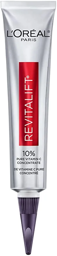 Revitalift 10% Pure Vitamin C Serum by L'Oreal, improve radiance, reduce wrinkles.