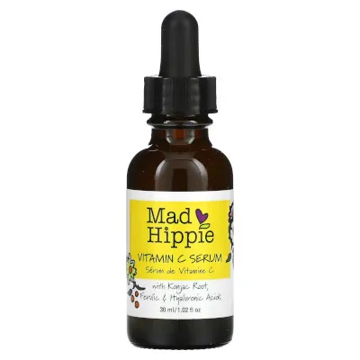 Vitamin C Serum by Mad Hippie; brightens, tightens, and smooths.