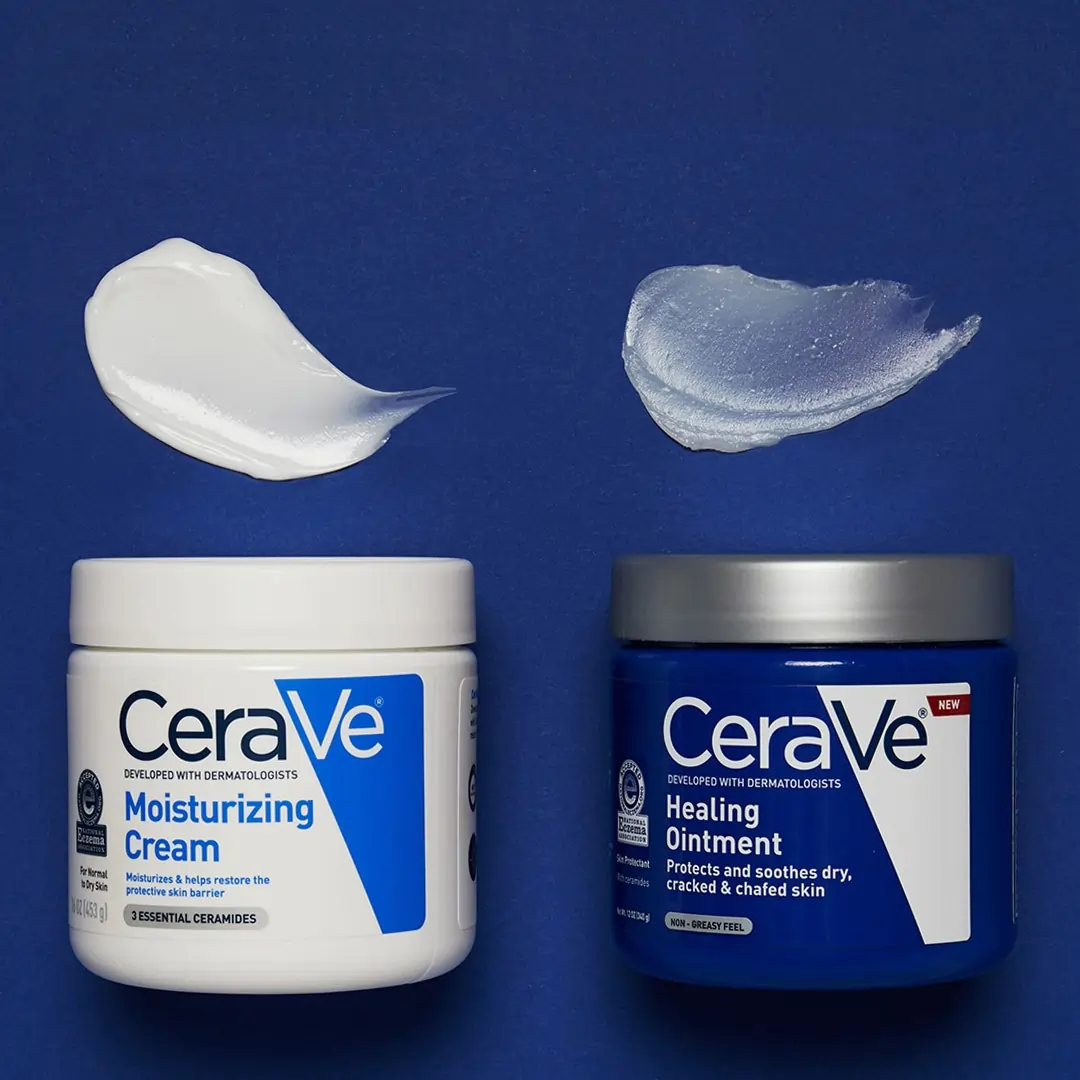 cerave healing ointment vs moisturizing cream