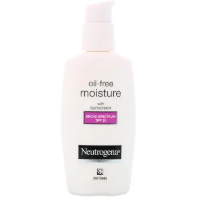 Oil-Free Moisturizer SPF35, a lightweight, oil-free moisturizer with sun protection.