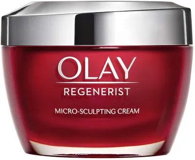 FEMMENORDIC's choice in the Olay vs Aveeno comparison, the Olay Regenerist Micro-Sculpting Cream