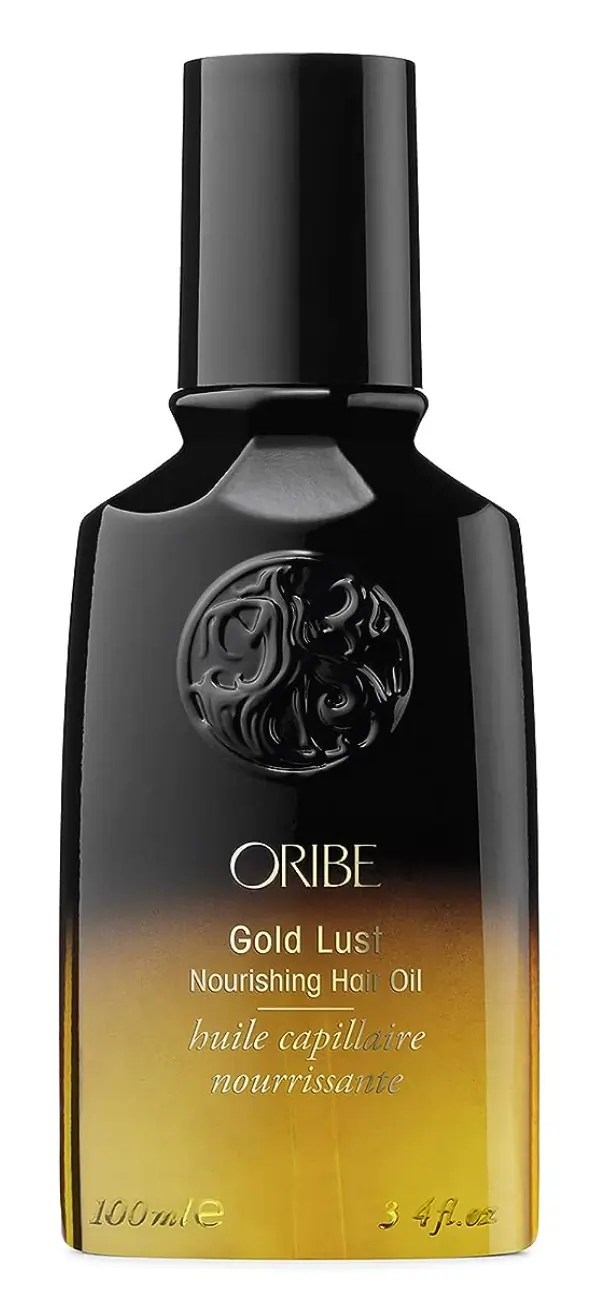 FEMMENORDIC's choice in the Oribe vs Olaplex hair oil comparison, the Oribe Gold Lust Hair Oil.