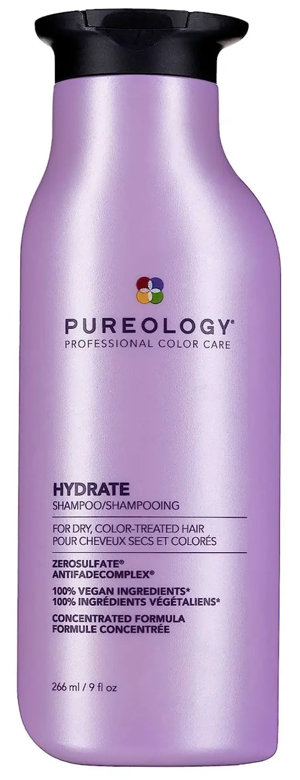 A tied FEMMENORDIC's choice in the Pureology vs Kerastase shampoo comparison, the Pureology Hydrate Shampoo.