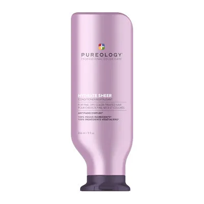 A tied FEMMENORDIC's choice in the Aveda vs Pureology conditioner comparison, Pureology Hydrate Sheer Conditioner.
