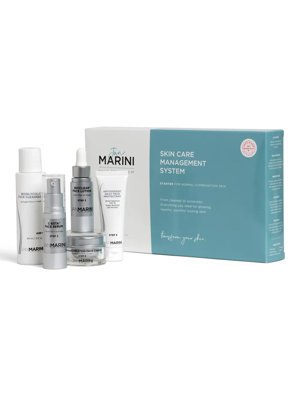 FEMMENORDIC's choice in the Jan Marini vs Obagi comparison, the Jan Marini Skincare Management System