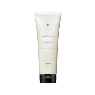 LHA Cleansing Gel by SkinCeuticals, exfoliating gel cleanser decongests pores, smoothes skin texture, and brightens skin.
