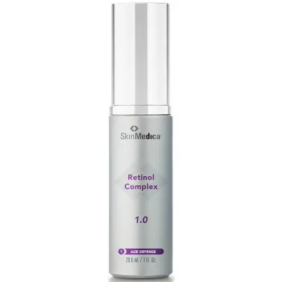 Retinol 1.0 Complex by SkinMedica, renews skin and diminishes the appearance of fine lines.