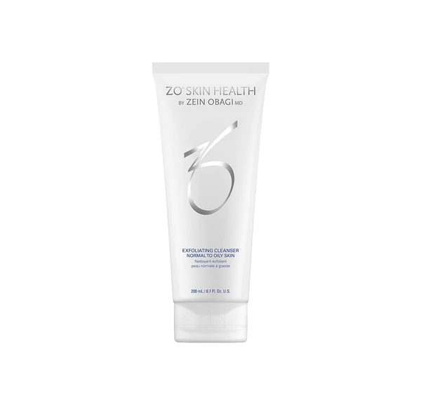 Exfoliating Cleanser by Zo Skin Health, a gentle exfoliating cleanser for normal to oily skin.
