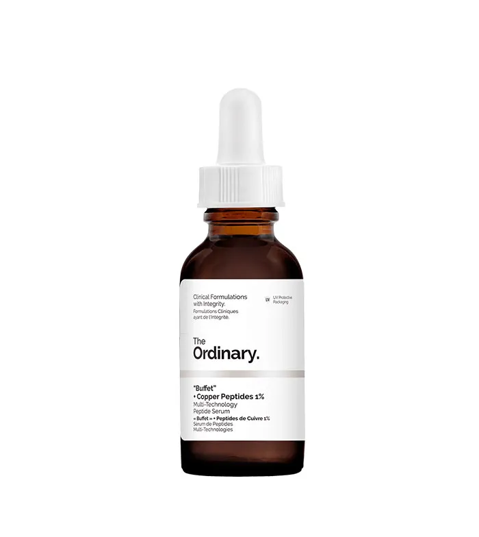 FEMMENORDIC's choice in the NIOD vs The Ordinary comparison, The Ordinary Buffet + Copper Peptides 1%.