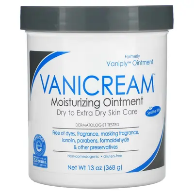 Moisturizing Ointment by Vanicream, formerly known as Vaniply Ointment.