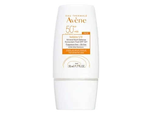 A close second in the Vichy vs Avene comparison, the Solaire UV Mineral Sunscreen Fluid by Avene.