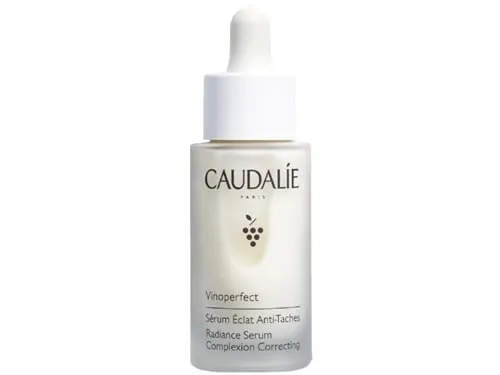 FEMMENORDIC's choice in the Caudalie vs La Roche Posay comparison, the Vinoperfect Radiance Serum by Caudalie